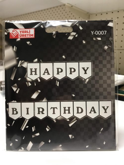 Happy Birthday Yazısı Y-0007